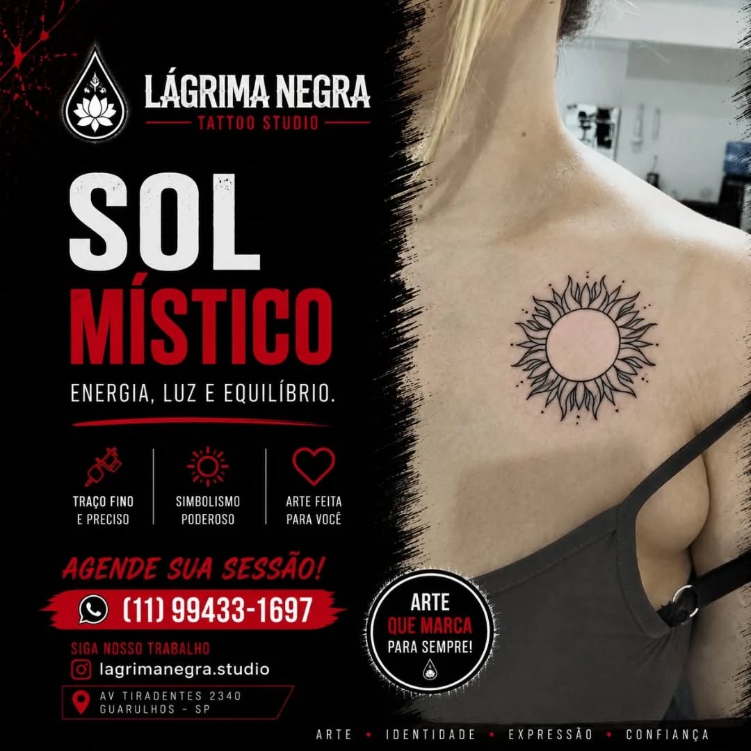 Nem toda tatuagem é só estética.
Algumas carregam história, identidade e significado. ⚫️🔴
No Lágrima Negra, cada traço é pensado para valorizar o corpo e transformar ideias em arte