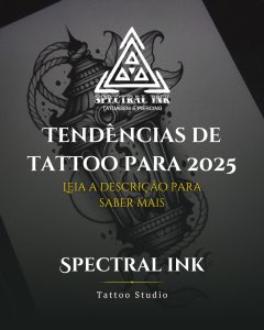Tendências de Tattoo para 2025 - Lagrima Negra